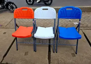 Blue White Foldable Chairs