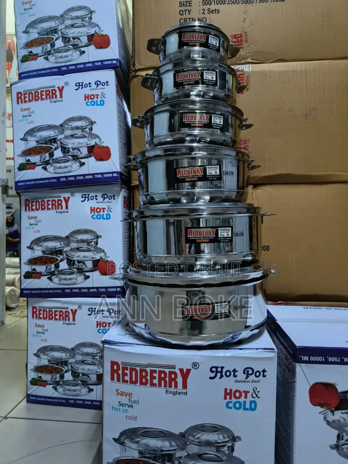 *Price Drop! * *Redberry 6 PCS Hotpots* Premium Range