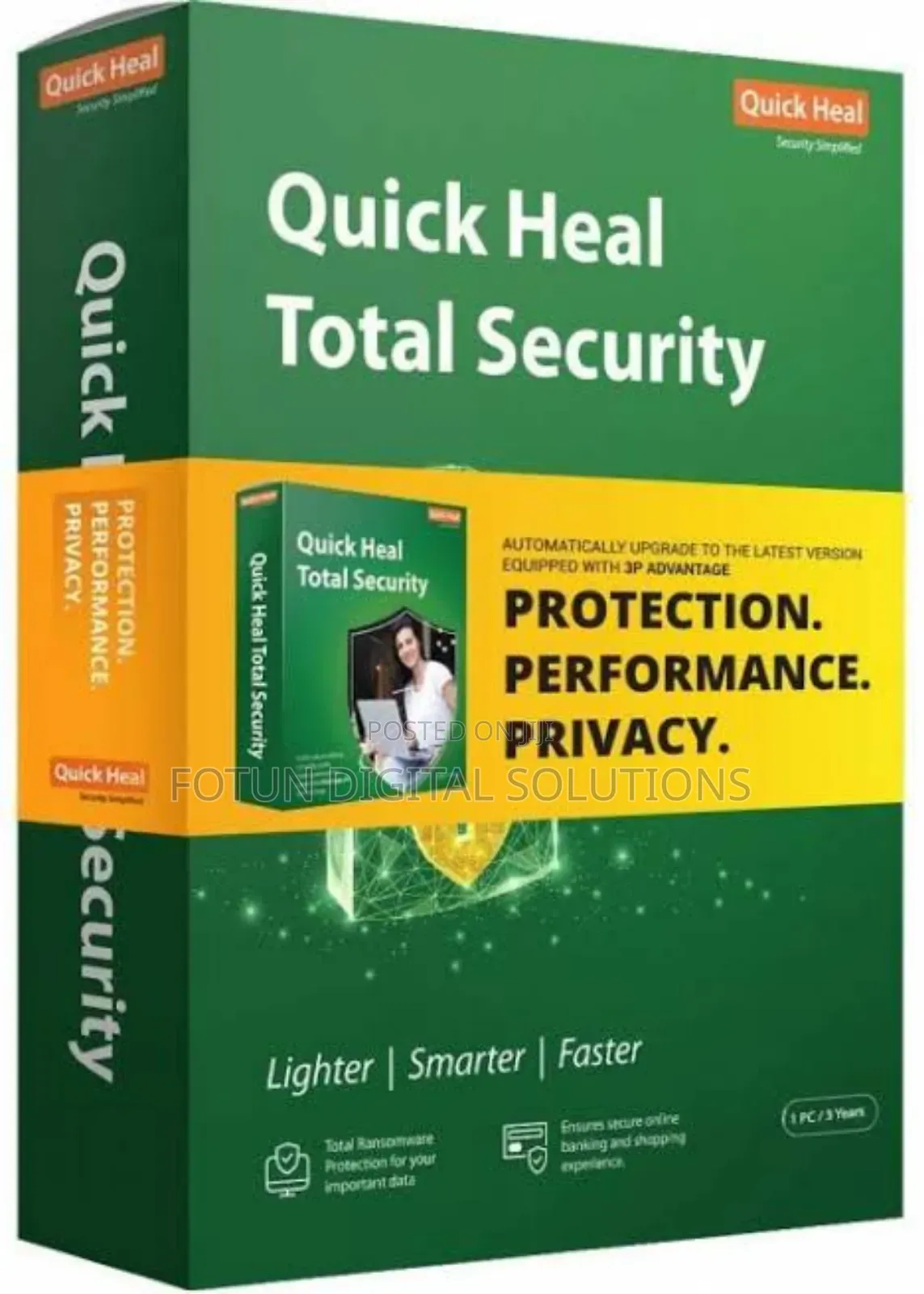 Quick Heal Total Security 3 User–Complete Coverage for 3 PCS