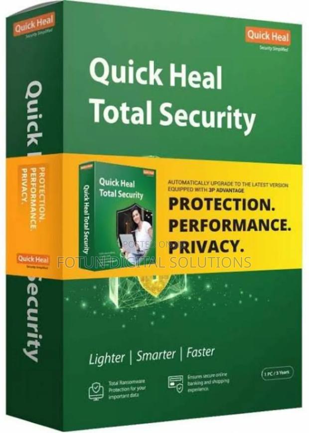 Quick Heal Total Security 3 User–Complete Coverage for 3 PCS - main view