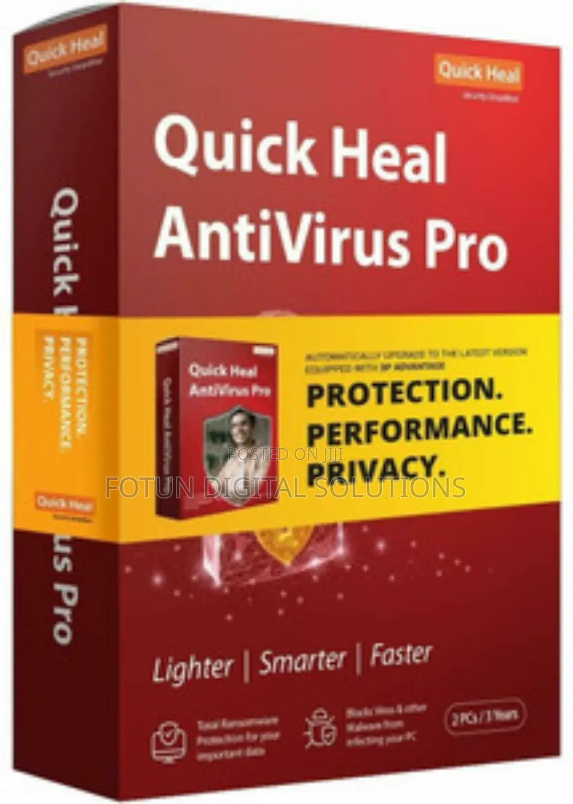 3 User Quick Heal Antivirus–Clean Interface Solid Protection