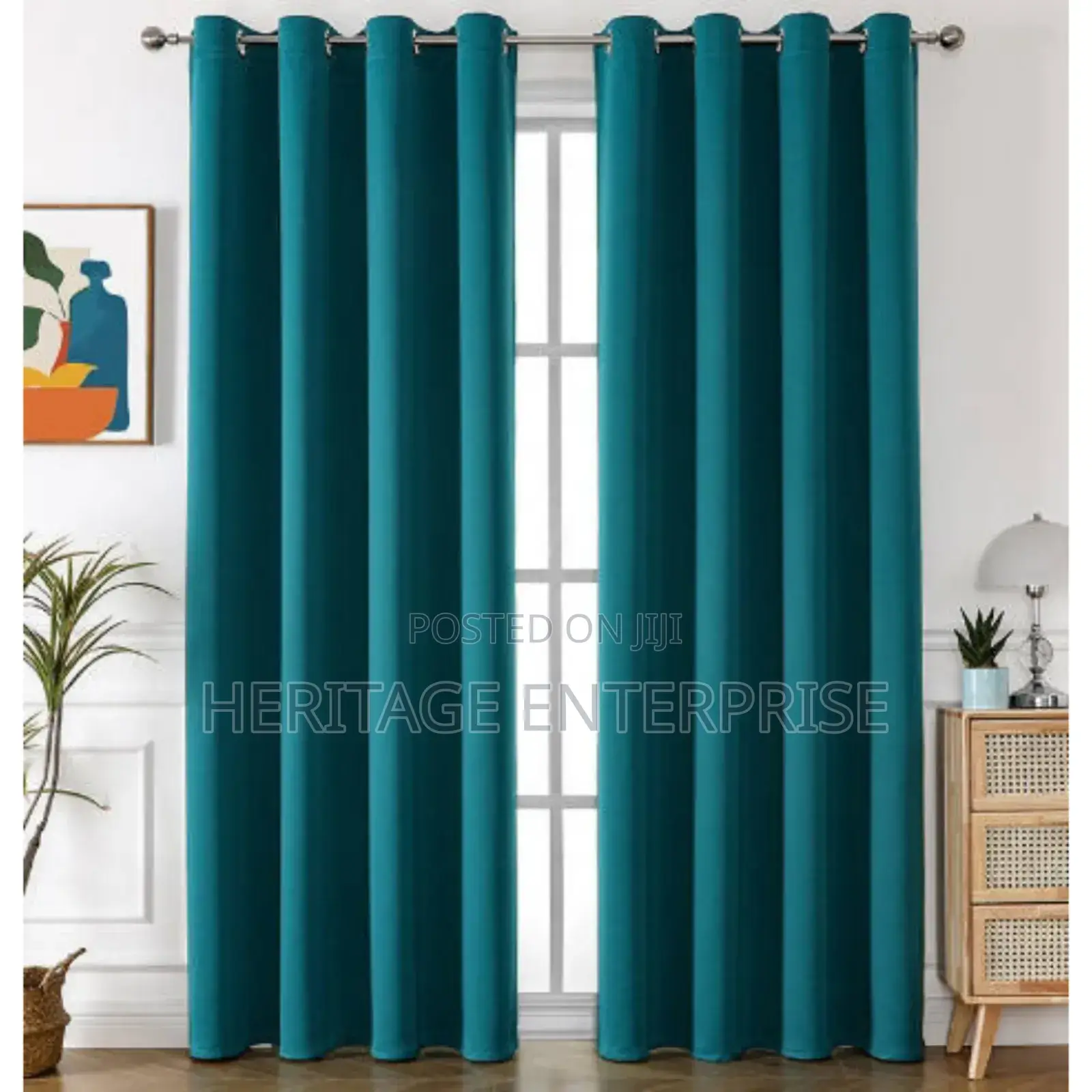 Curtain, Plain Curtain With Sheers