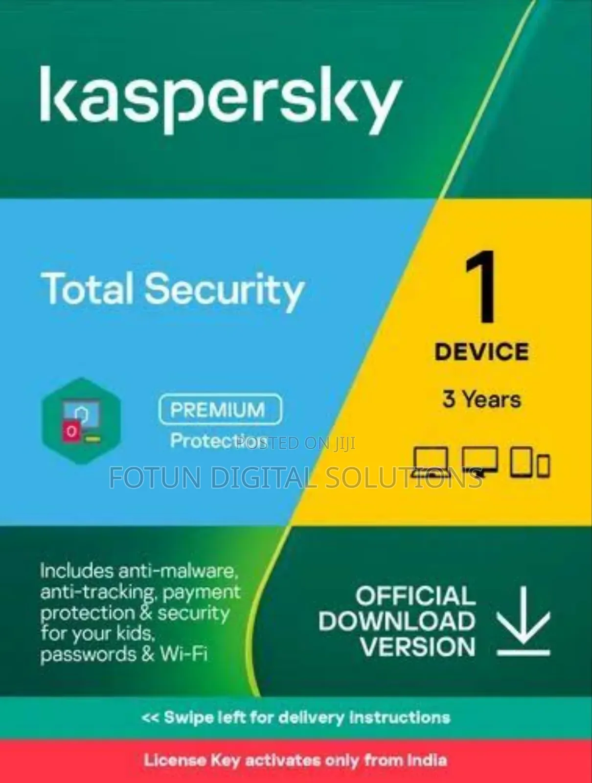 Kaspersky 1 Device License – Affordable Trusted Antivirus