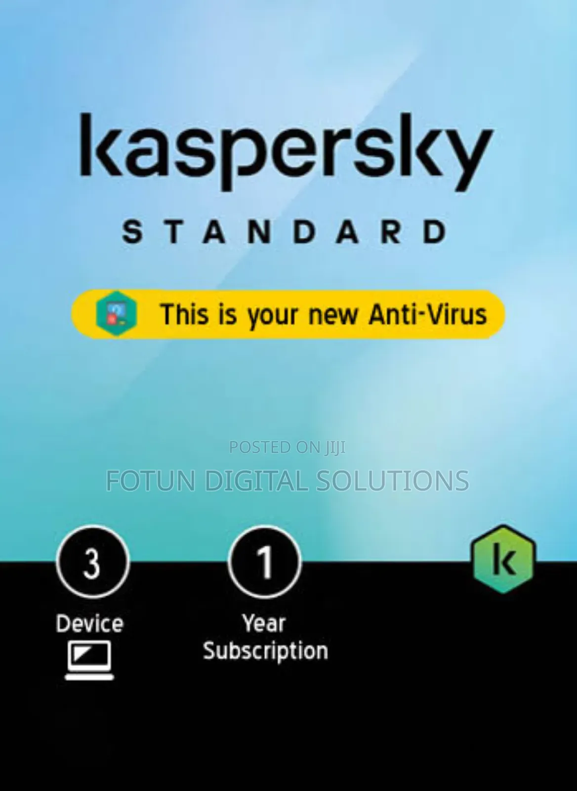 1 Pc Kaspersky Antivirus – Fast, Light Effective Security