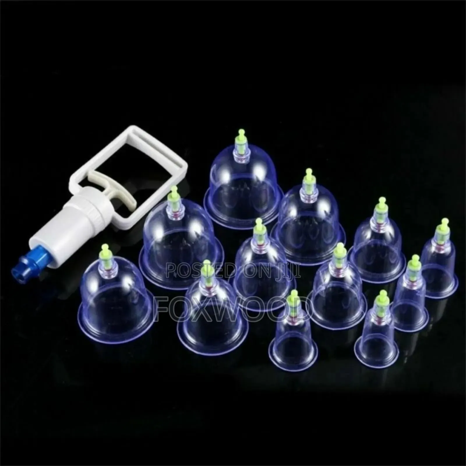 18pcs Suction Vacuum Cupping Set With 1 Manual Pump,