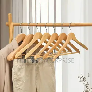 10pcs Wooden Clothes Hangers