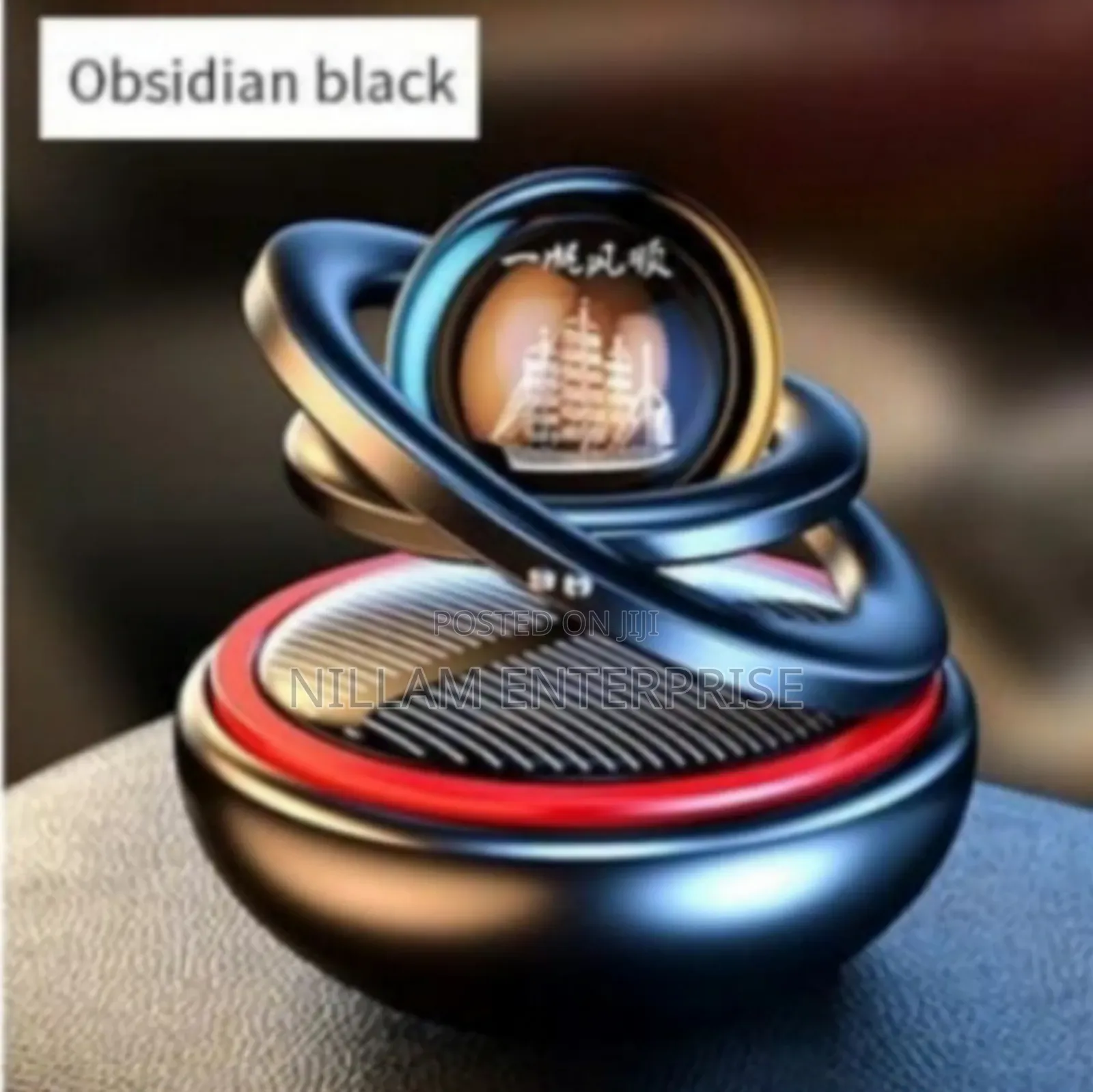 Car Interior Dashboard Air Freshener Rotating Aromatherapy
