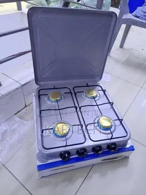 Nunix 4 Burner Gas Cooker - Auto Ignition 4 Burner Gas