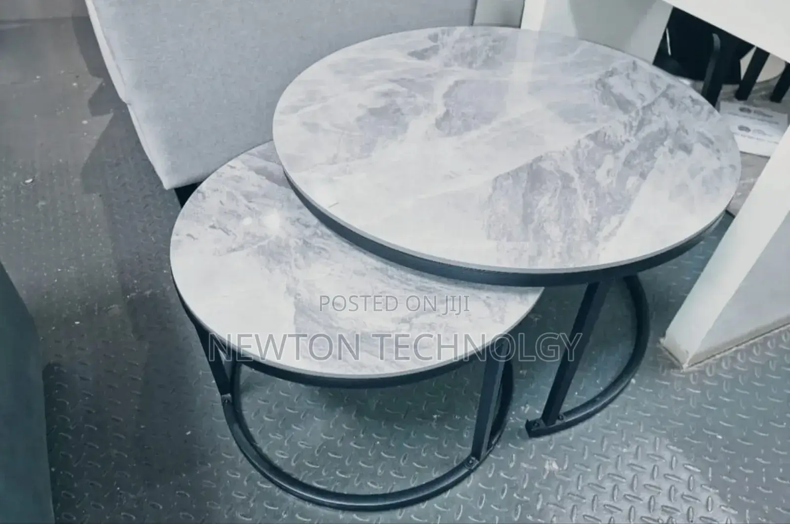 Luxury Pure Marble Top Nesting Coffee Table