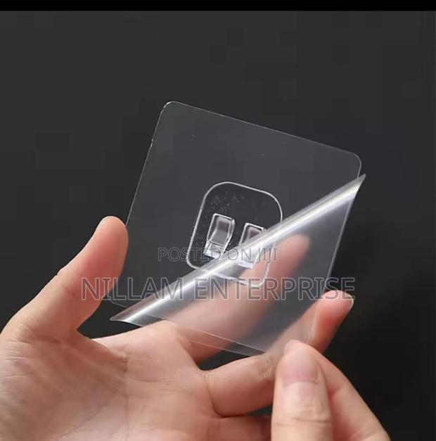 Clear Self Adhesive Hooks 10pcs - thumbnail 2