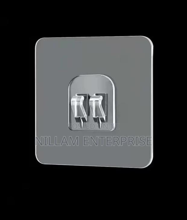 Clear Self Adhesive Hooks 10pcs - thumbnail 4