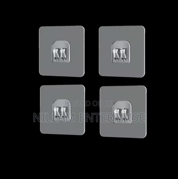 Clear Self Adhesive Hooks 10pcs - thumbnail 5