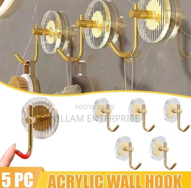 Luxury Acrylic Hooks 5pc - thumbnail 2