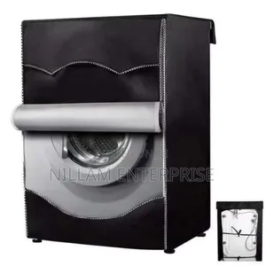 (Xl Xxl) Black Front Load Washing Machine Cover .