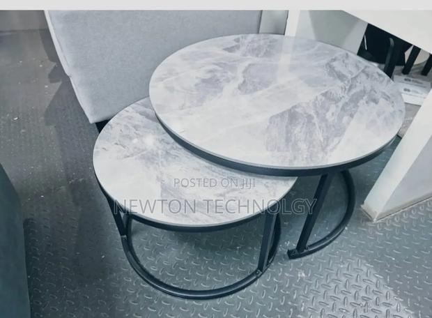 Modern Marble-Effect Design Coffee Table