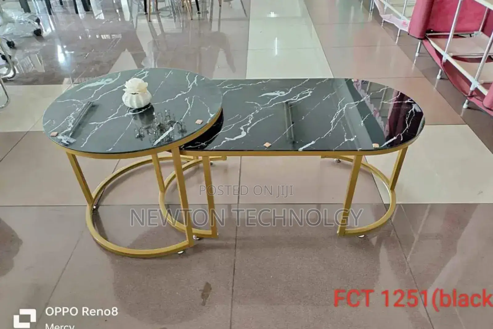 Marble Glass Table