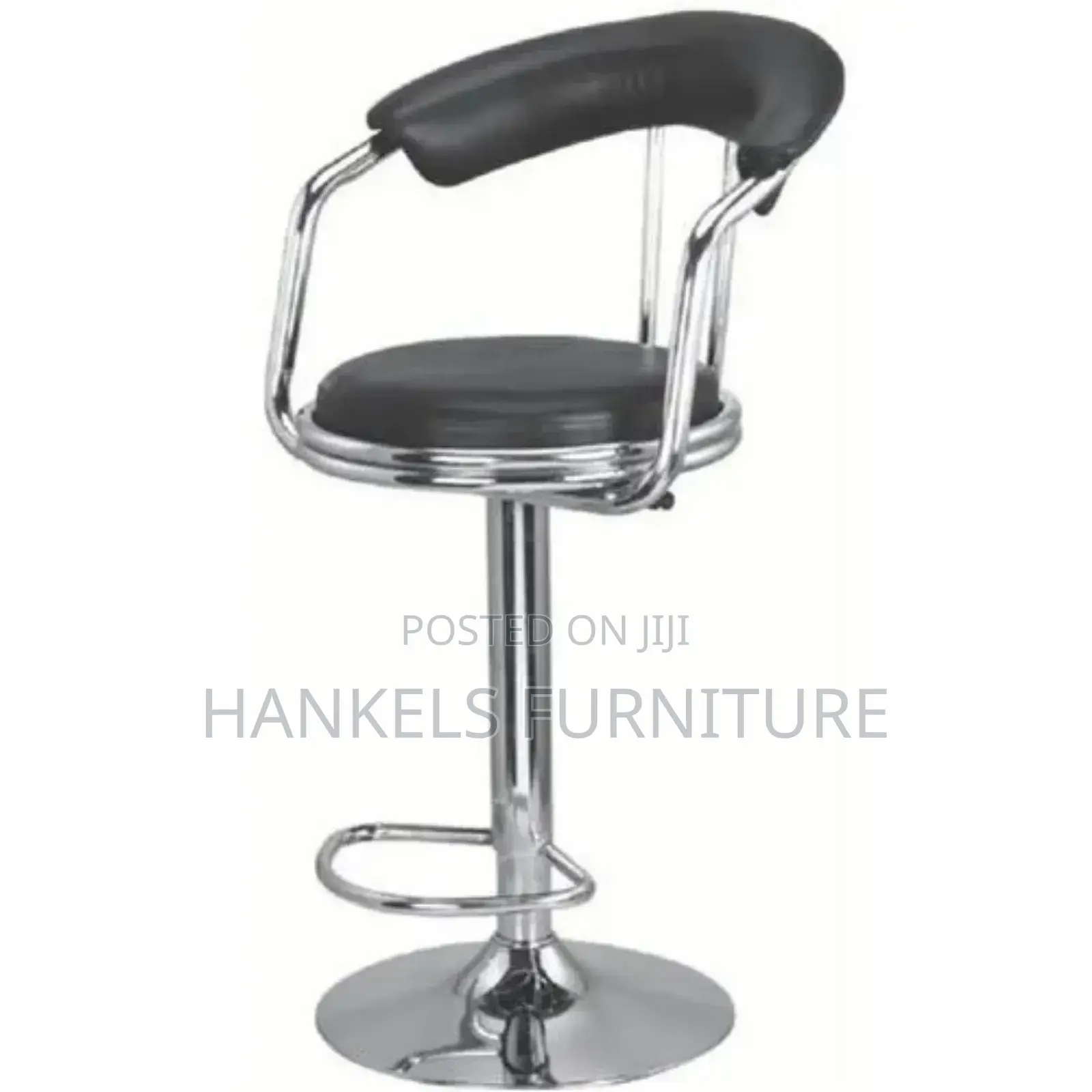 O Bar Stool Chair - Black
