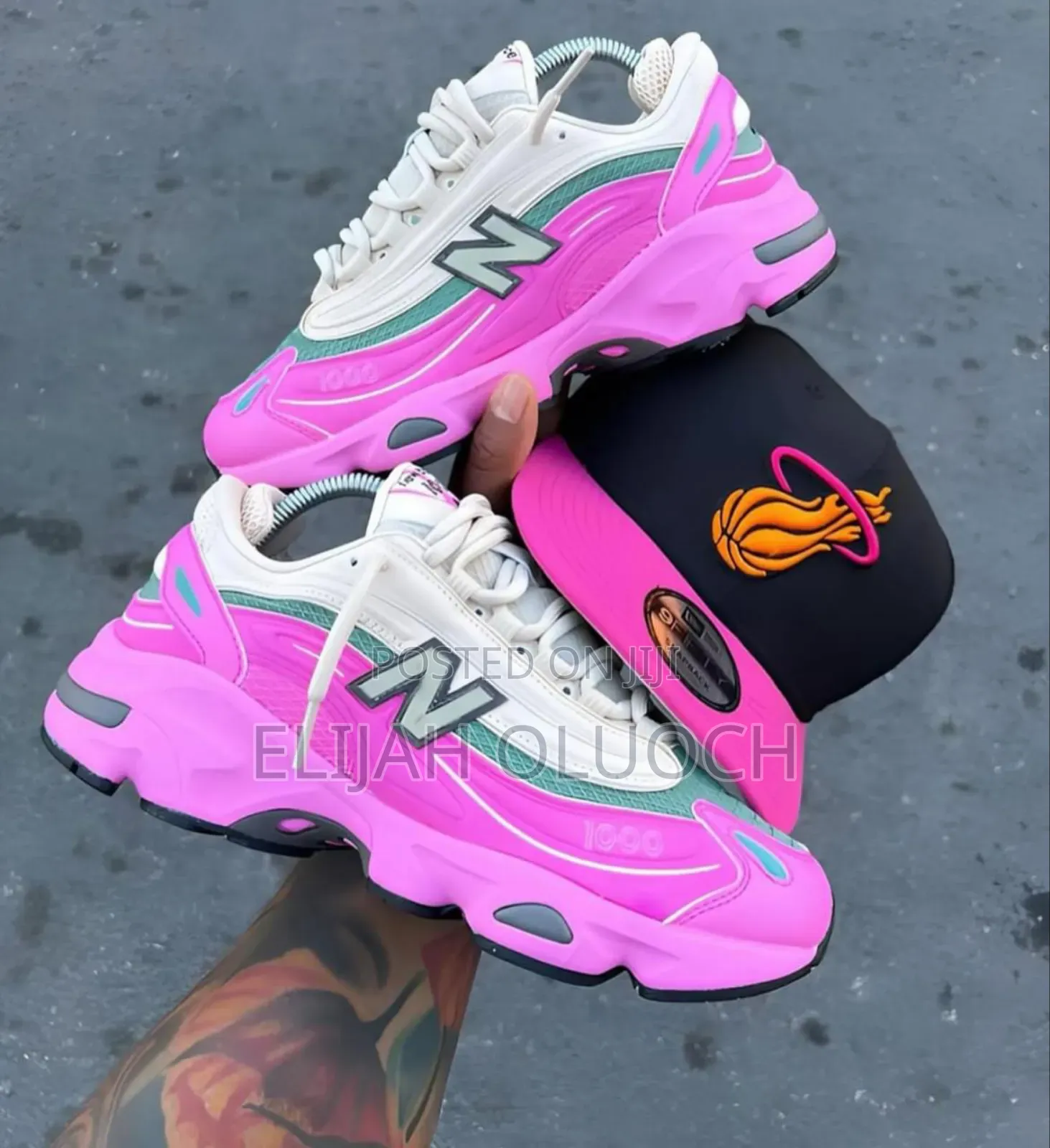 Pink New Balance 1000 Sneakers