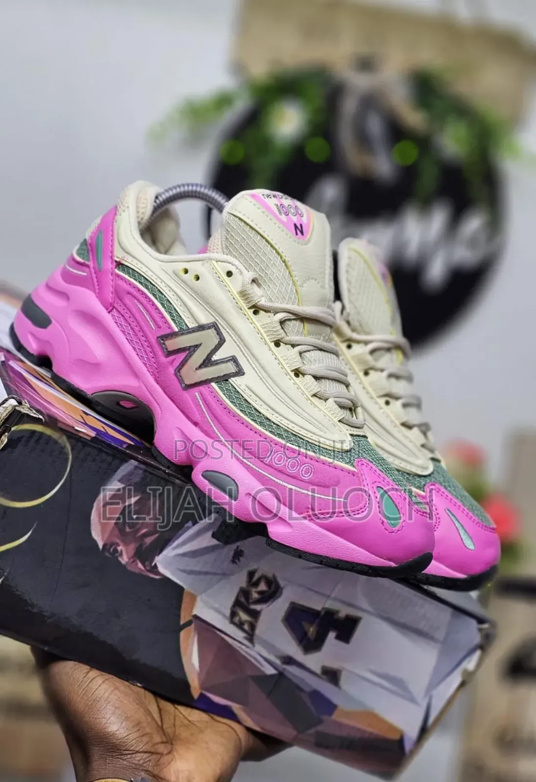 Pink New Balance 1000 Sneakers