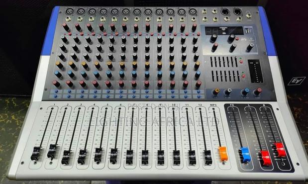 12 Channels Pro Powered Mixer Usb/Bluetooth 1500 Watts