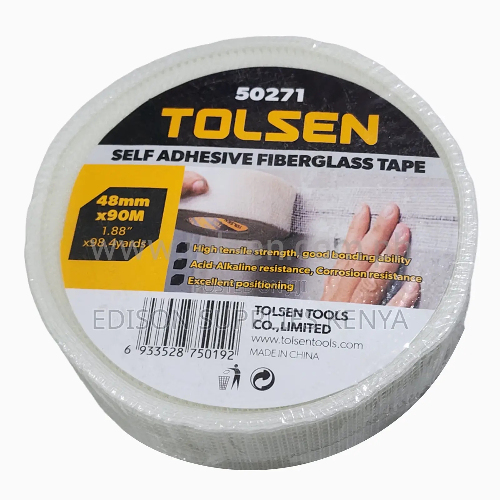 Fiberglass Tape Tolsen Self Adhesive Wire Mesh Tapes Gypsum Heavy Duty