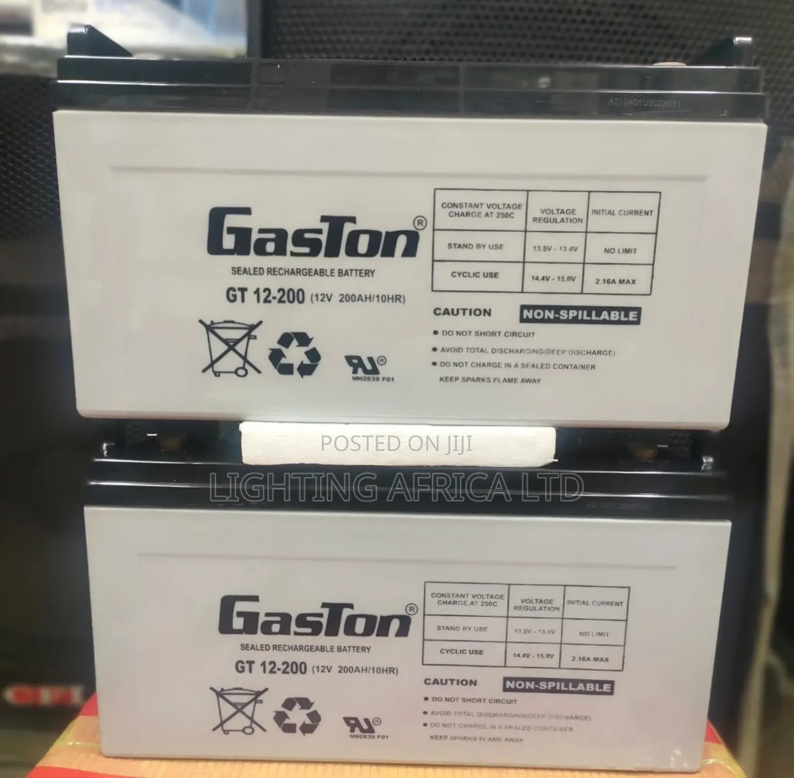 Modest Gel Gaston 200ah - 12v Solar Battery