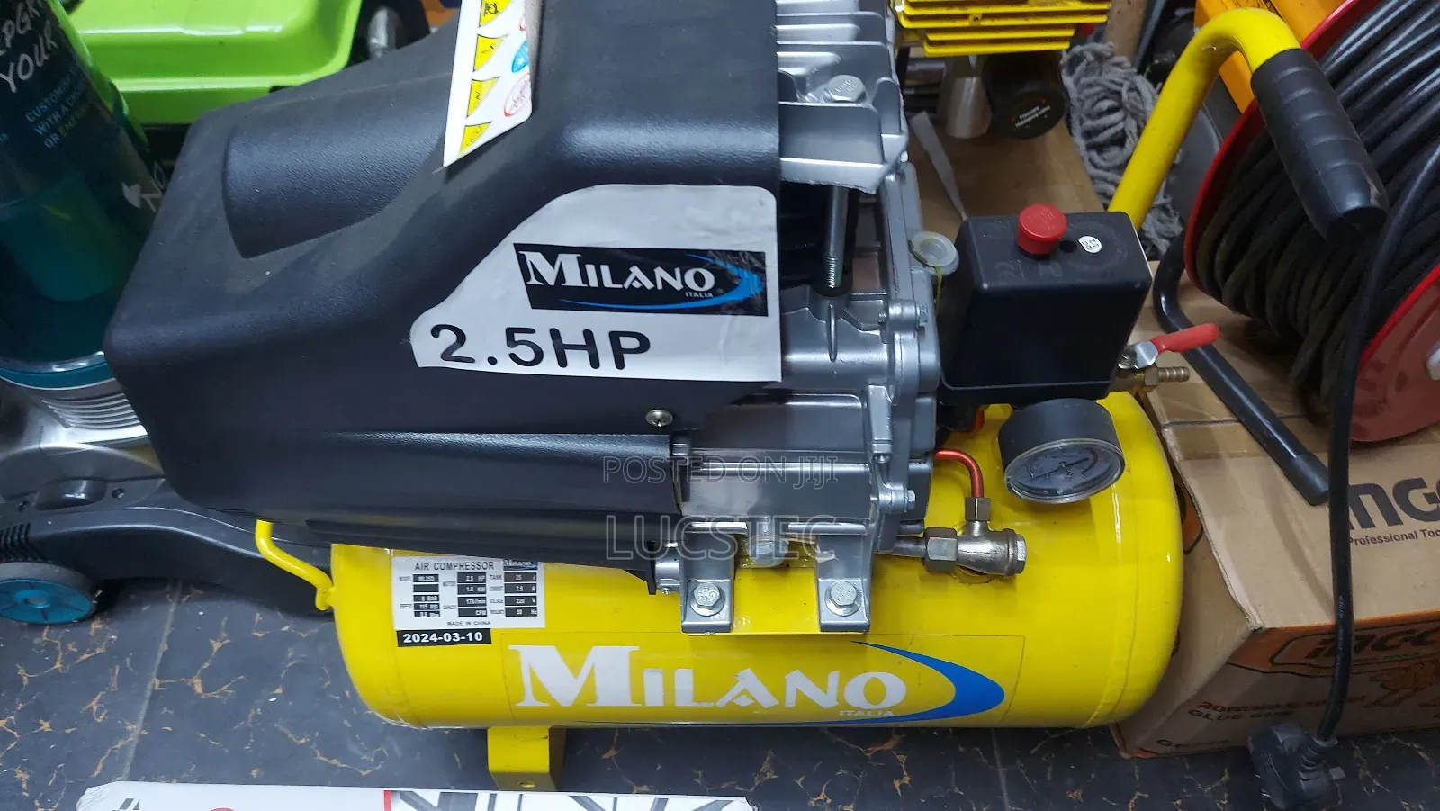 25 Litres Milano Compressor