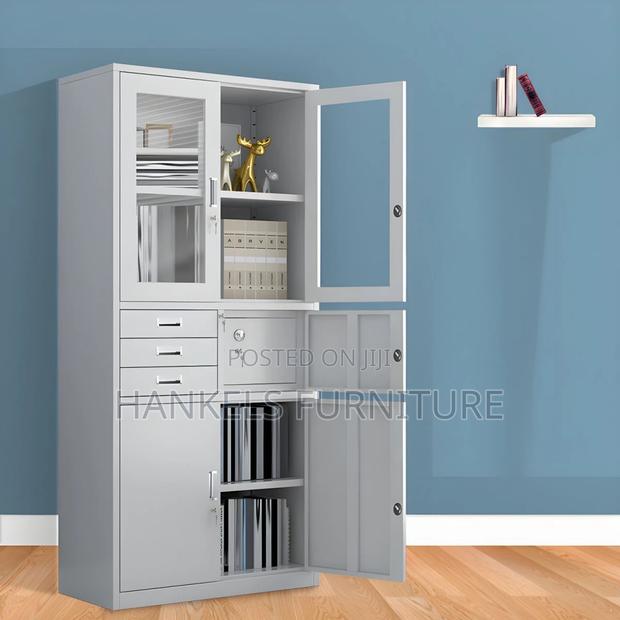 Steel Office Cabinet With Safe - main view