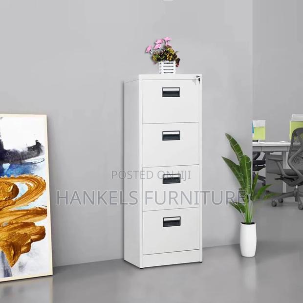 Modern 4-Drawer Locking Heavy Duty File Cabinet