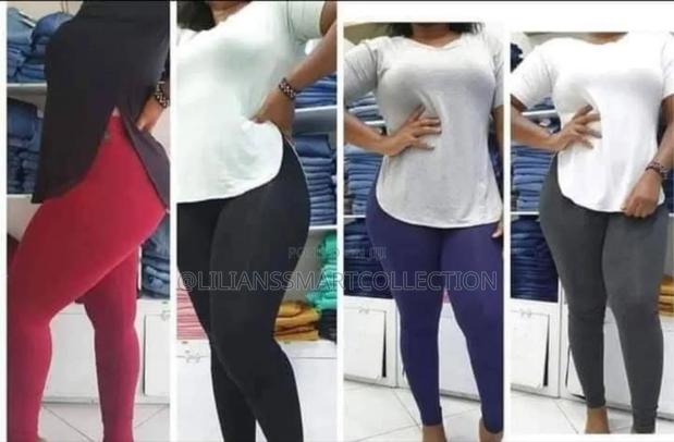 Plain Cotton Tights - main view