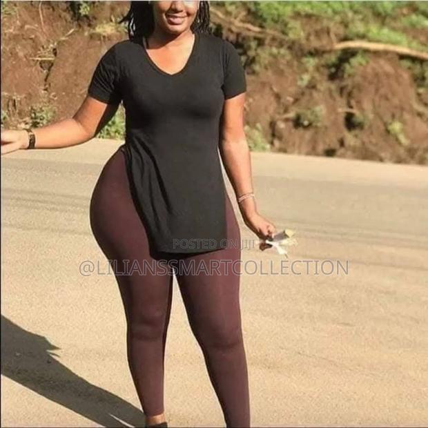 Plain Cotton Tights - thumbnail 3