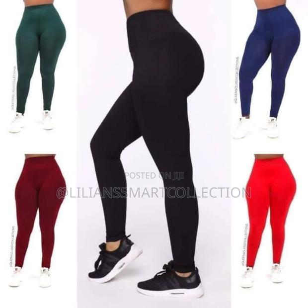 Plain Cotton Tights - thumbnail 4