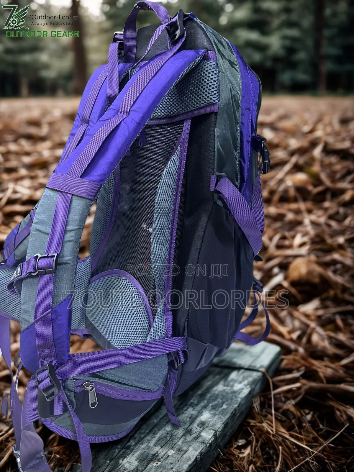 35l Hiking Bag Backpack (Purple)