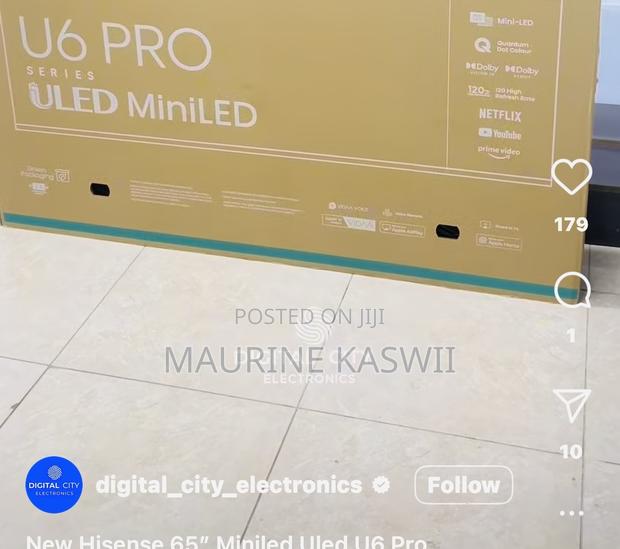 Hisense 65” Uled Pro Mini-Led 65u6 - main view