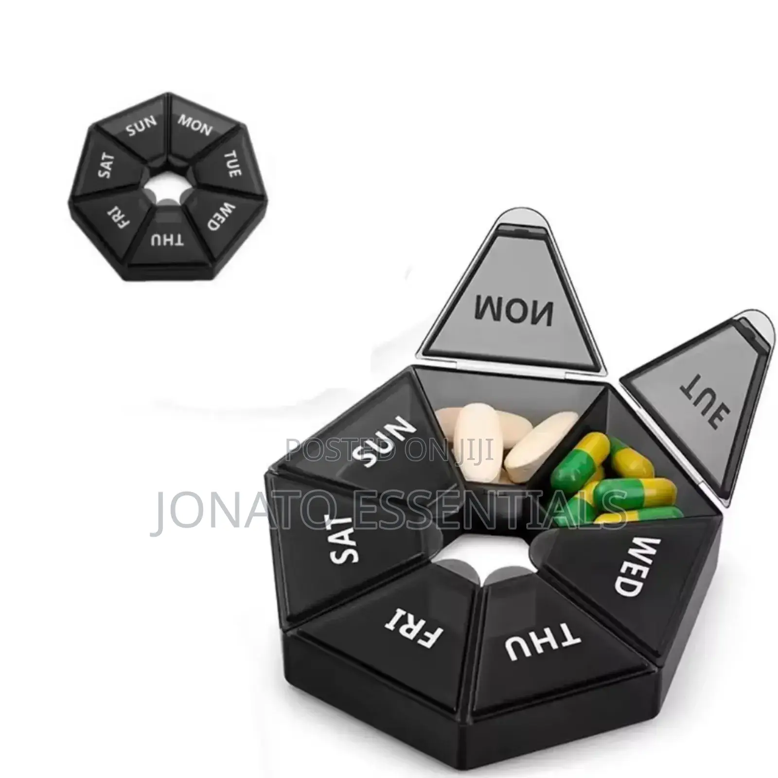 7 Day Pill Box And Organizer, Pill Cases