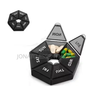 7 Day Pill Box And Organizer, Pill Cases