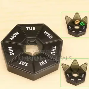 7 Day Pill Box And Organizer, Pill Cases