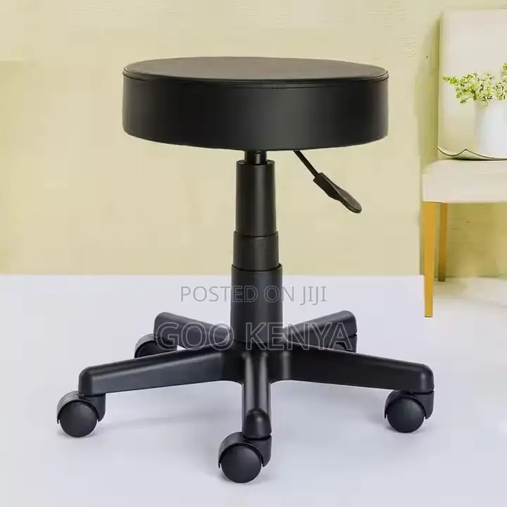 Home Chairs ; Black Swivel Bar Adjustable Stool