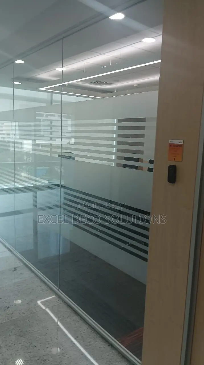 Custom Design Stripped Frosted Film