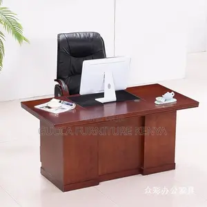 Office Desk:1200mm Executive Office Simple Table-Mahogany
