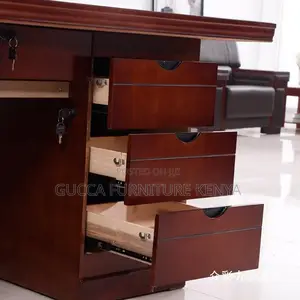 Office Desk:1200mm Executive Office Simple Table-Mahogany