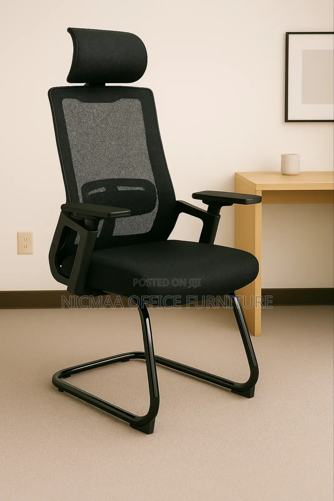 Sturdy Metal Frame Boardroom Seat