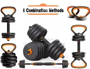 6in1 Adjustable Kettle Bell Weight 50kg