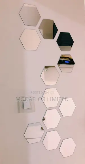 Creative Interior Accent – Hexagon Mirror Tiles