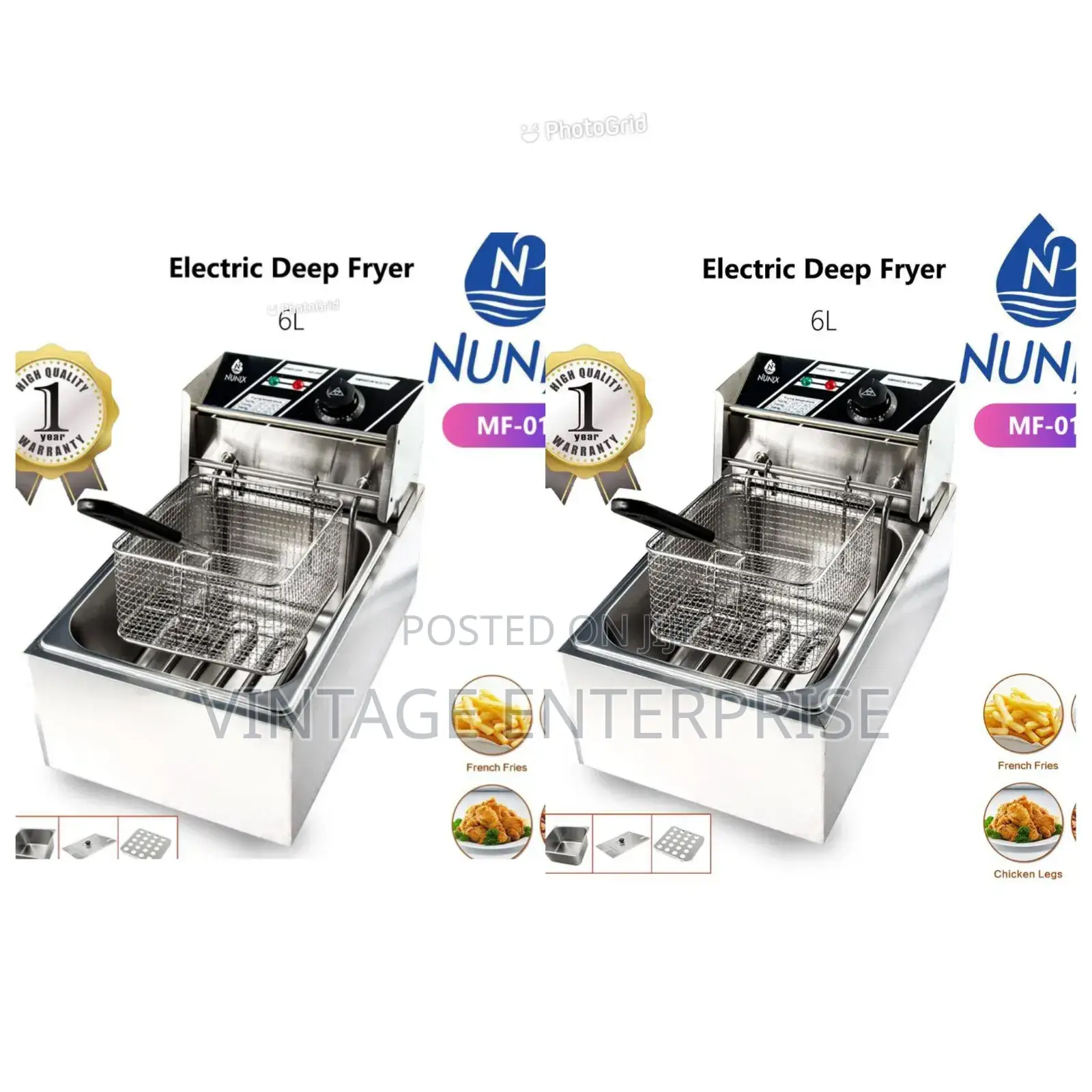 Single Deep Fryer 6l