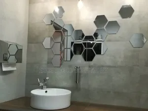 "Nordic Hexaframe Mirror"