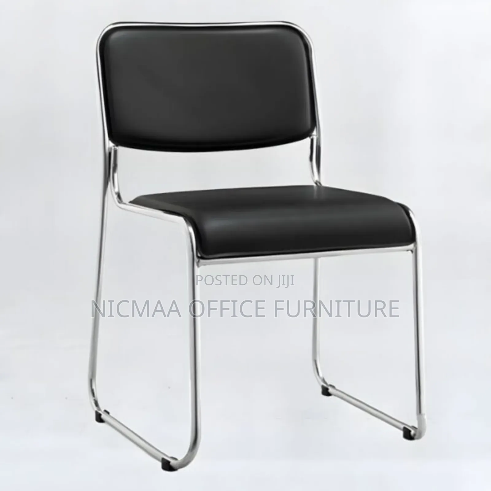 Sturdy Chrome Frame Stackable Visitors Seat