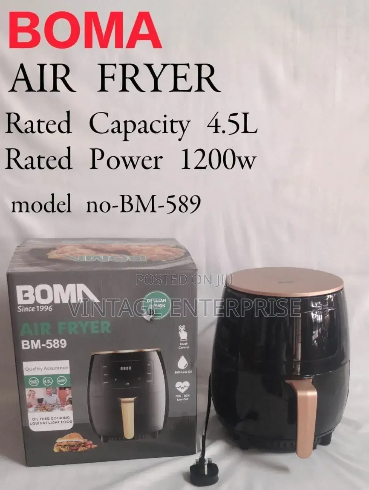 Boma Air Fryer 4.5 L