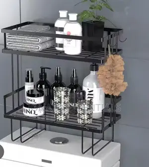 2-Tier Bathroom Storage Rack, Organizer, Shelf