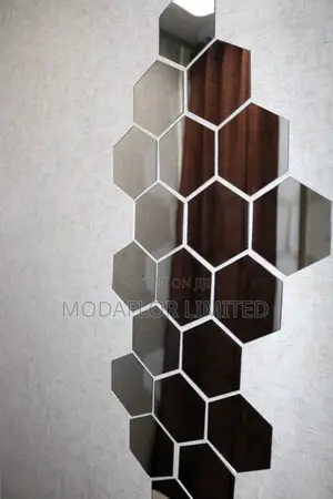 Compact Tiles, Big Style – Hexagon Mirror Art